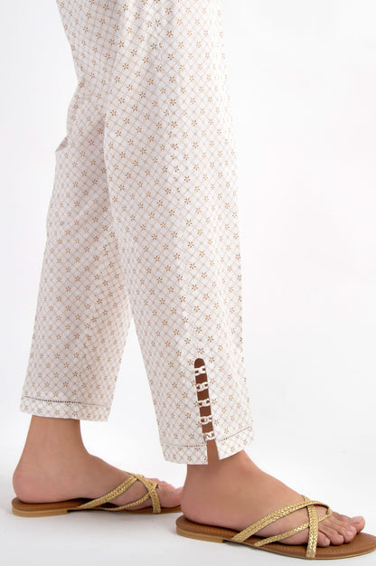 Cambric Embellished Cigarette Pants - Copper Paste