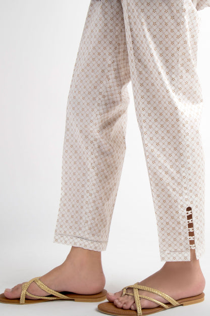 Cambric Embellished Cigarette Pants - Copper Paste