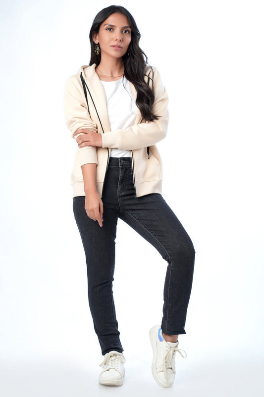 Regular Sleeve Hoody- Wheat