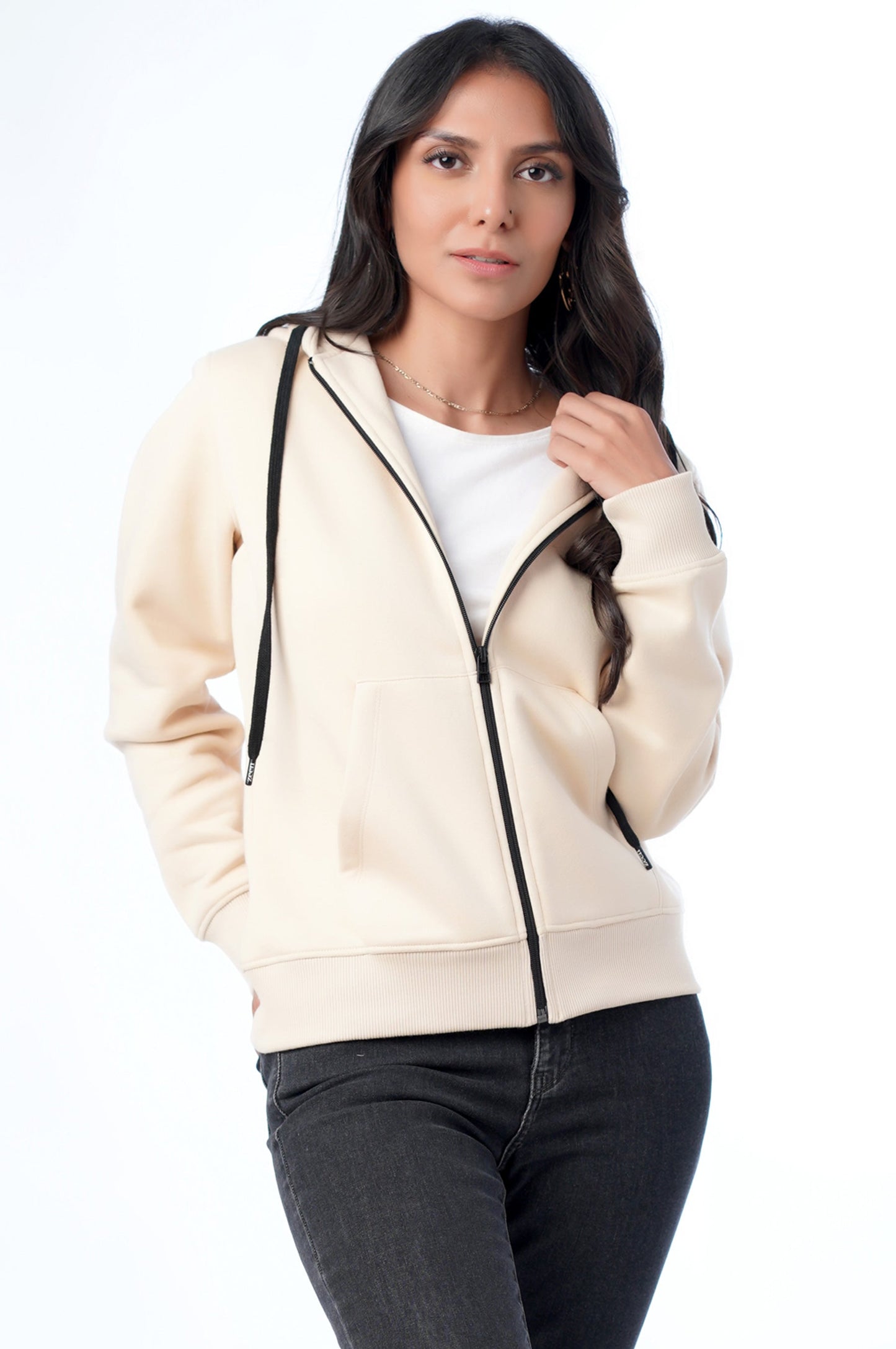 Regular Sleeve Hoody- Wheat