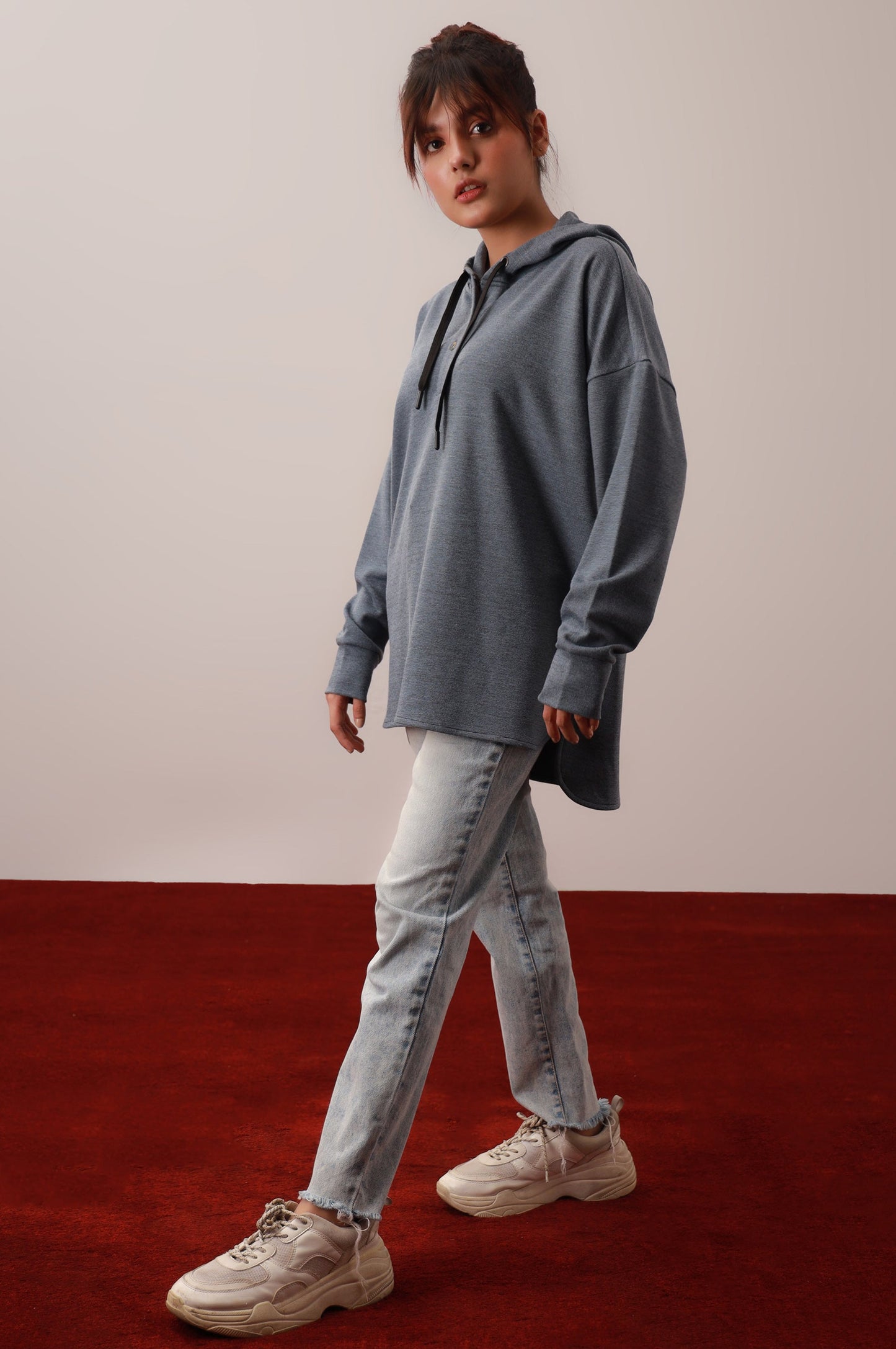 Pullover Hoodie - Light Blue