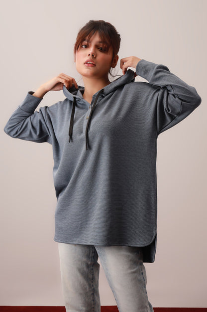 Pullover Hoodie - Light Blue