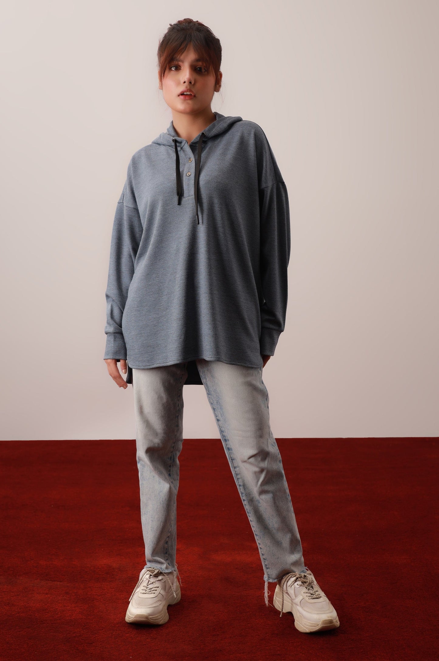 Pullover Hoodie - Light Blue