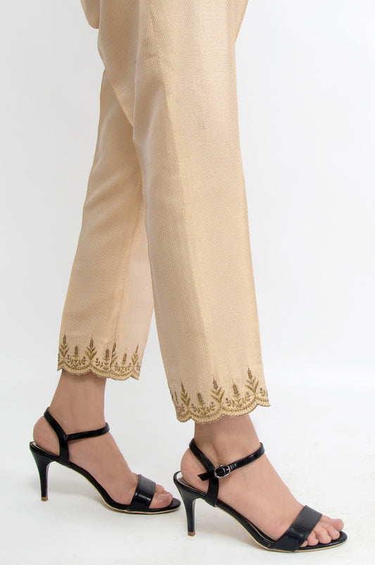 Embroidered Jamawar Pants