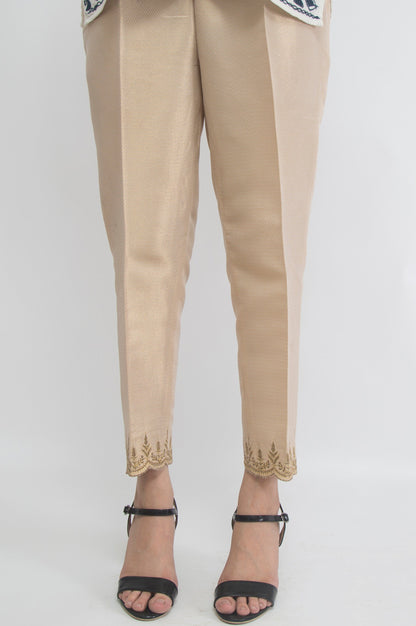 Embroidered Jamawar Pants
