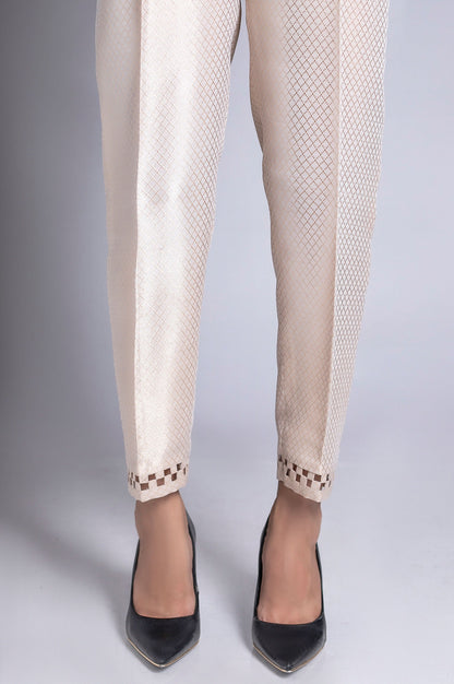 Embellished Jamawar Pants