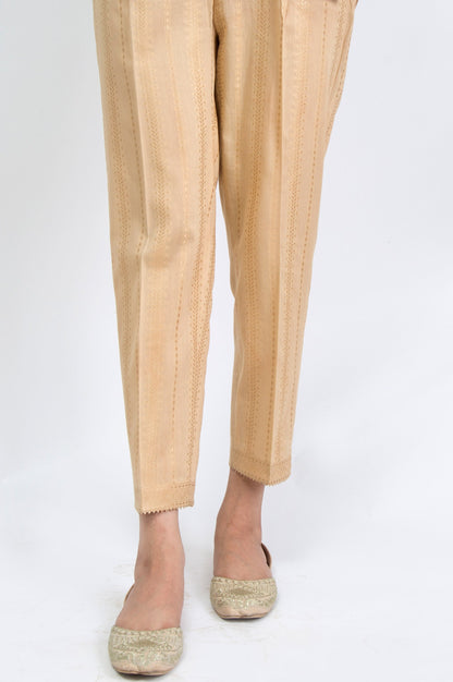 Jacquard Embroidered Cigarette Pants