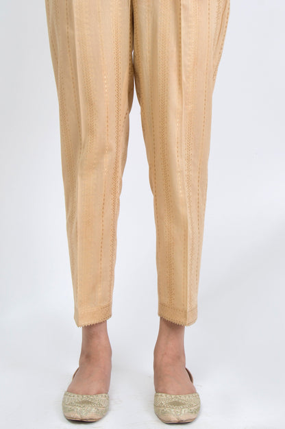 Jacquard Embroidered Cigarette Pants