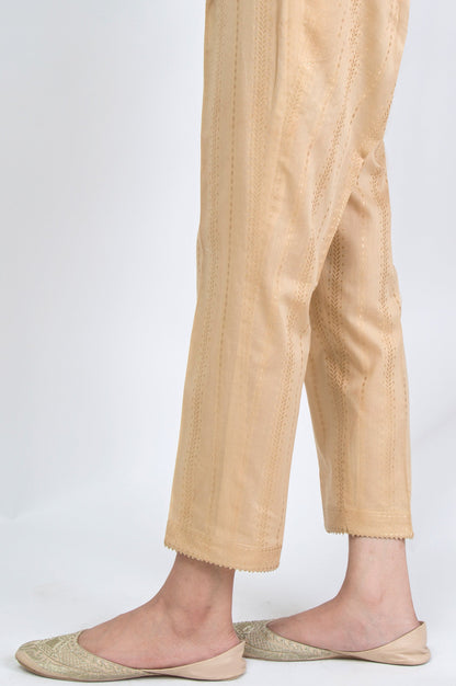Jacquard Embroidered Cigarette Pants