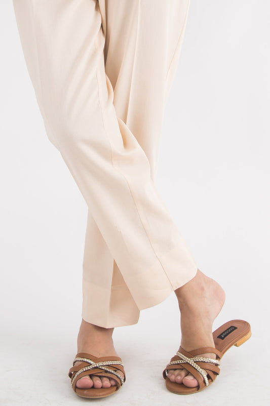 Basic Khaddar Pants - Beige