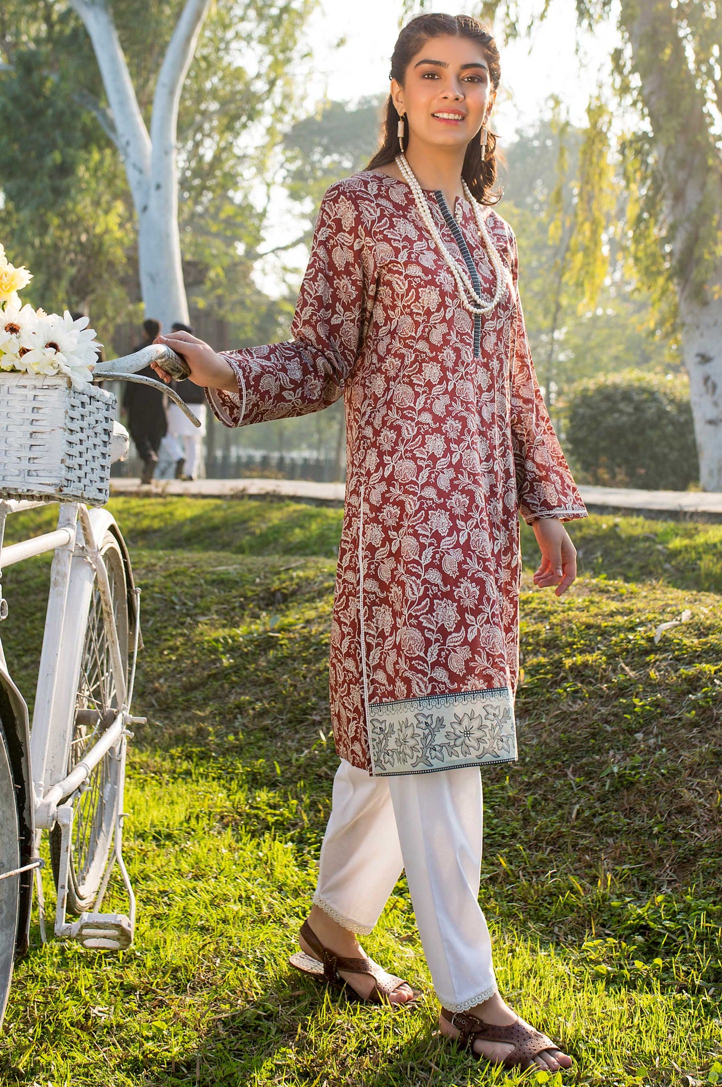 Stitched 1 Piece Printed Lawn Shirt