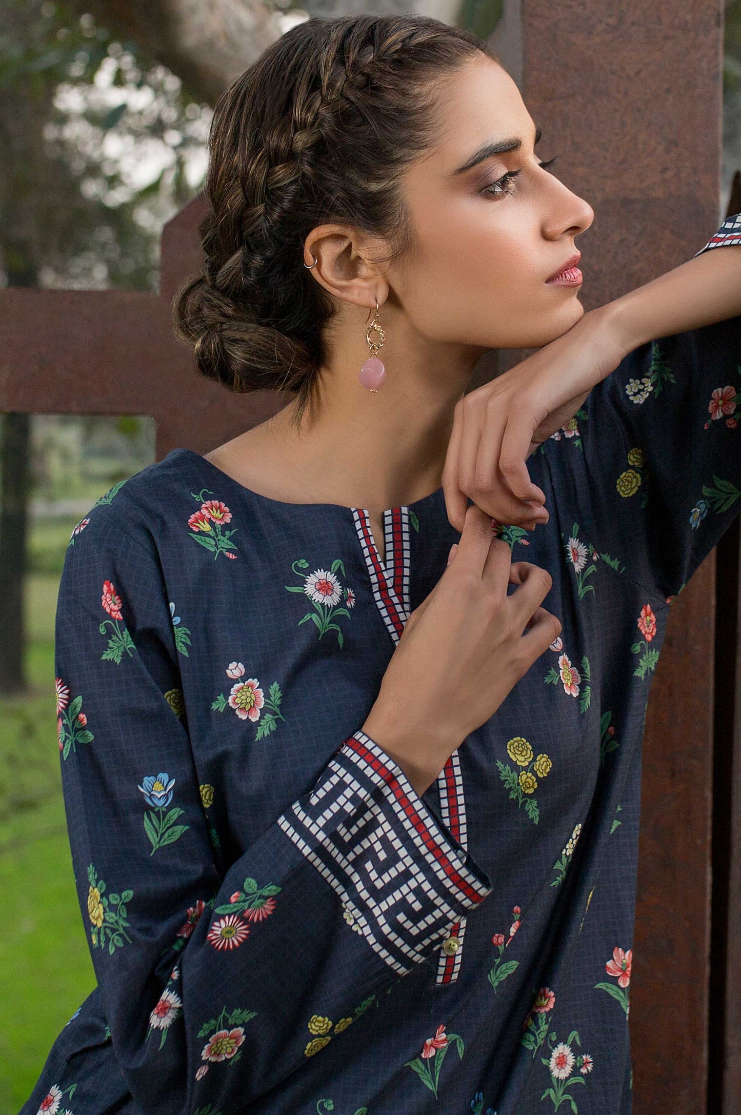 Stitched 1 Piece Printed Lawn Shirt