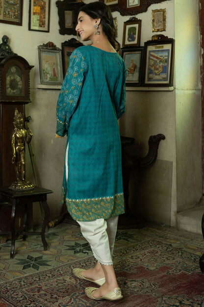 Stitched 1 Piece Printed Cambric