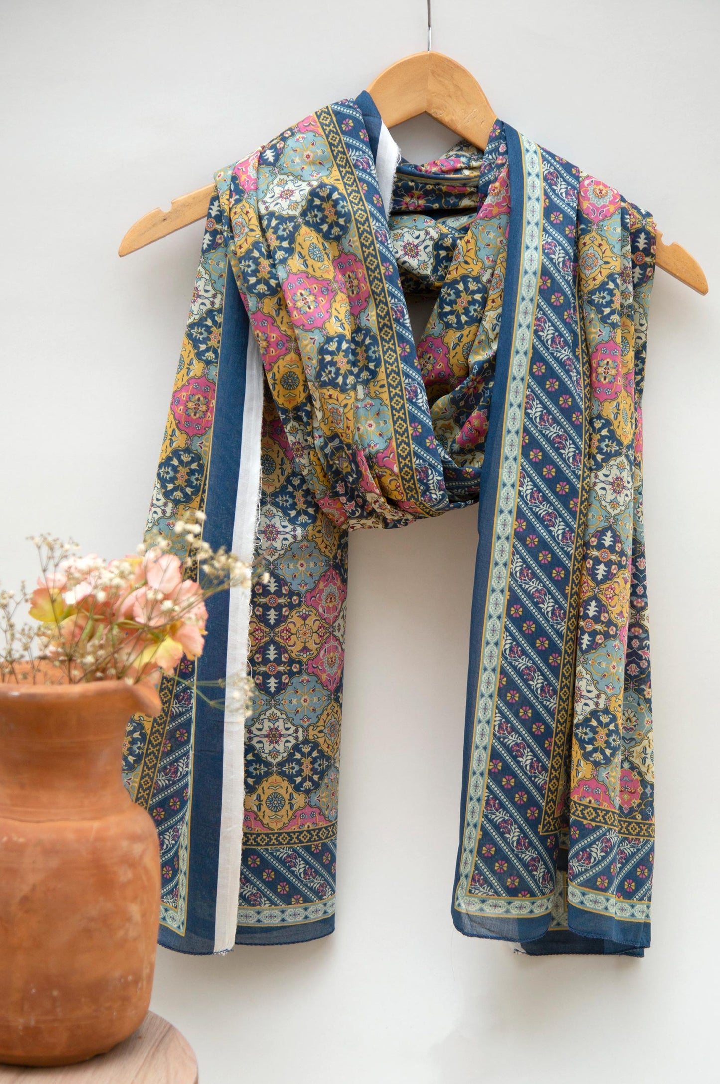 Printed Lawn Dupatta - Multi