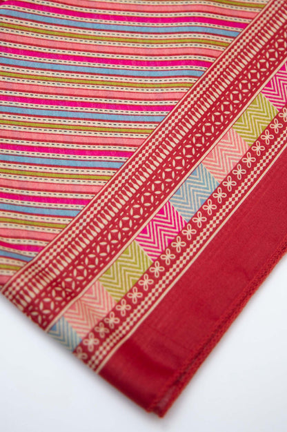 Printed Lawn Dupatta - Multi