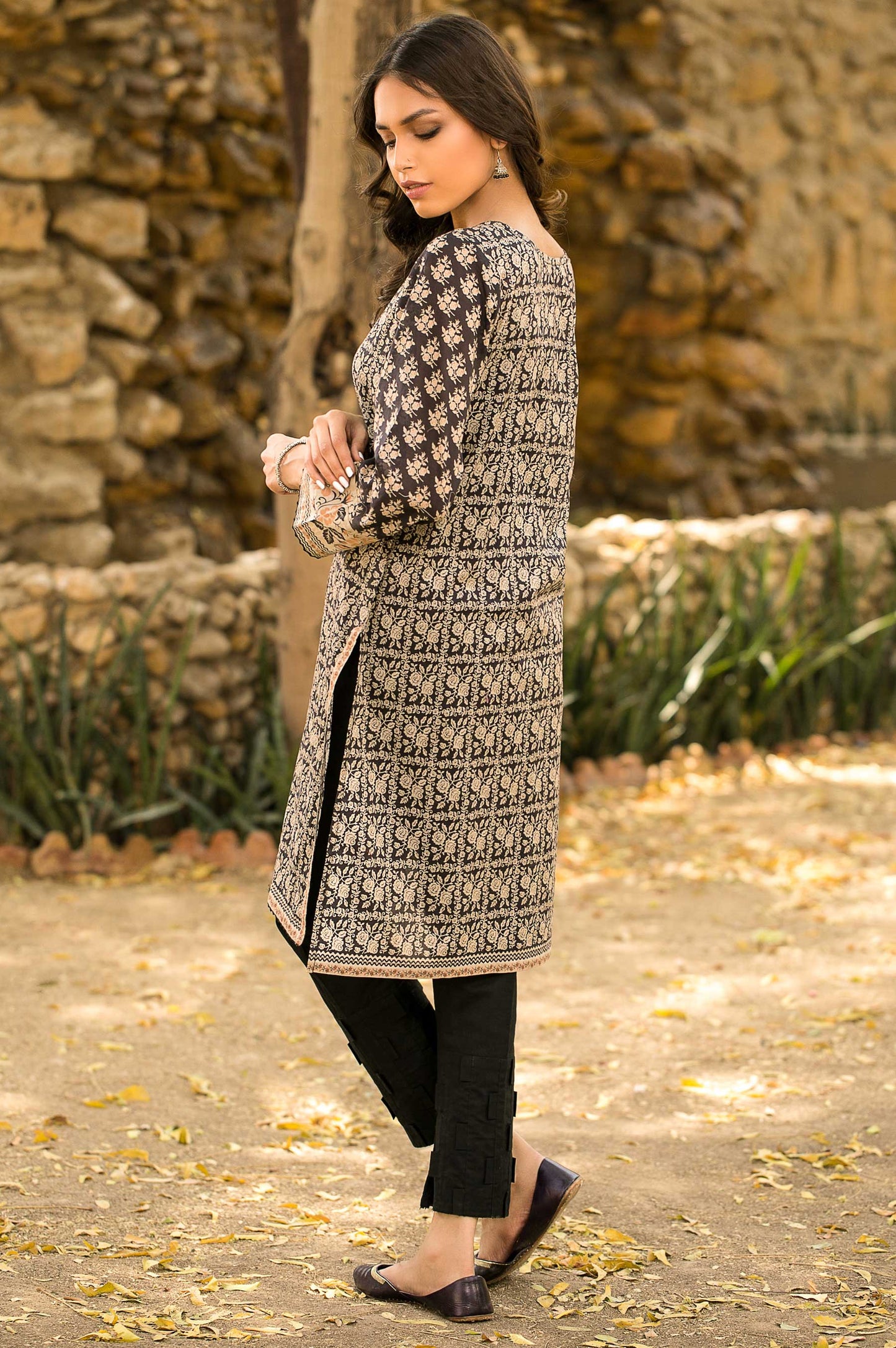 Stitched 1 Piece Printed Lawn Shirt