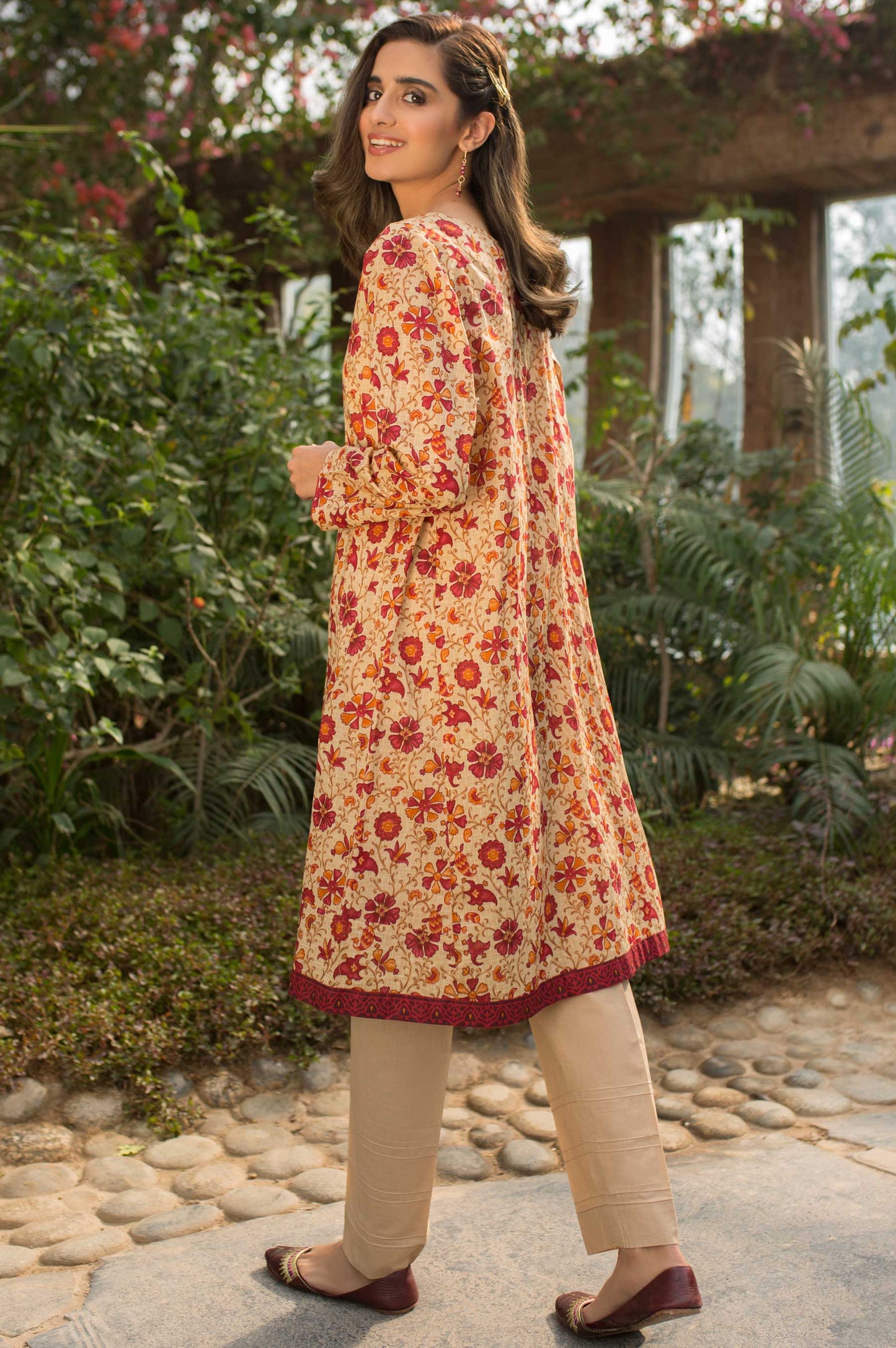 Stitched 1 Piece Printed Lawn Shirt