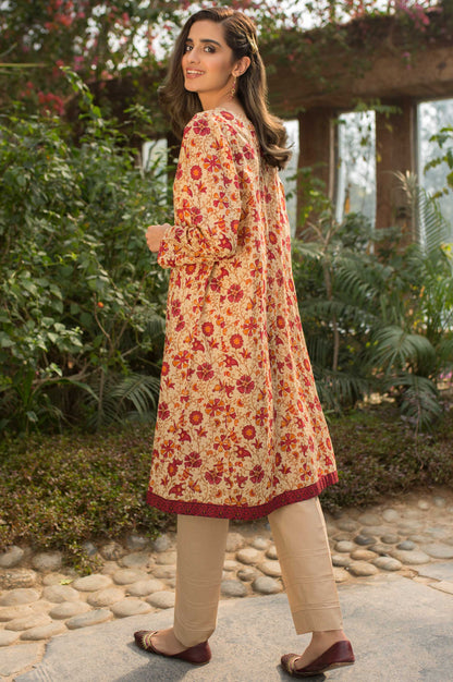 Stitched 1 Piece Printed Lawn Shirt