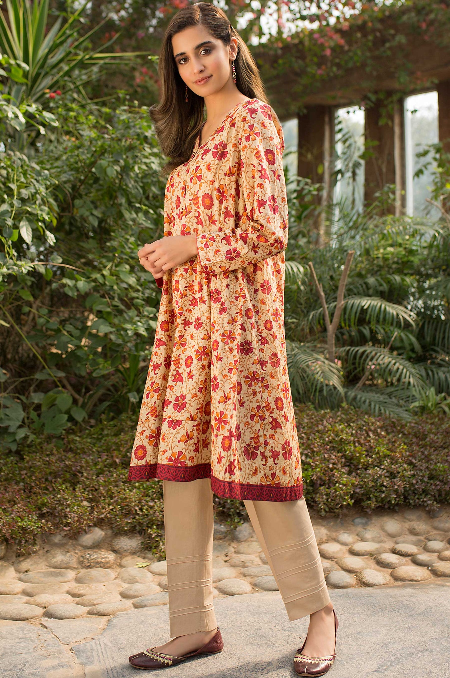 Stitched 1 Piece Printed Lawn Shirt