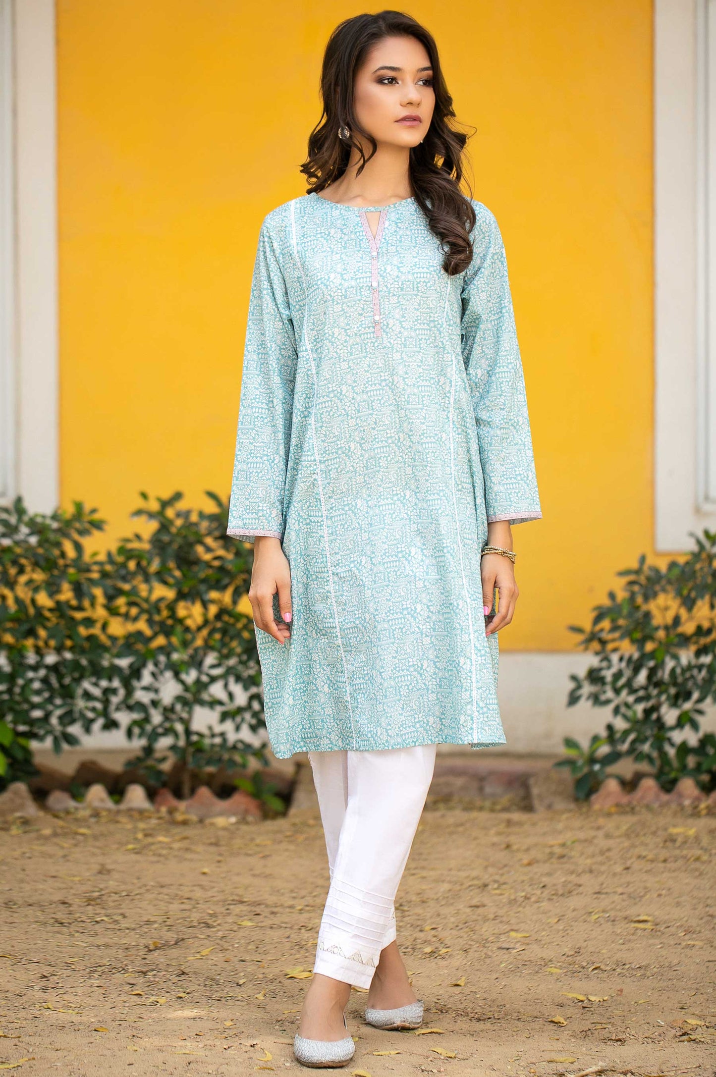 Stitched 1 Piece Digital Printed Lawn Shirt