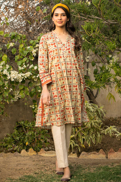 Stitched 1 Piece Digital Printed Lawn Shirt