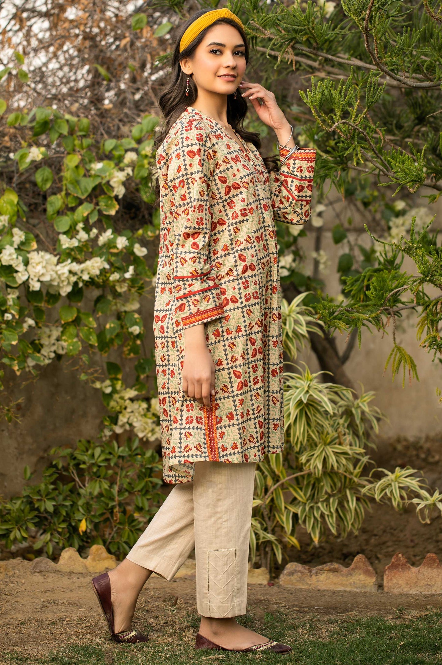 Stitched 1 Piece Digital Printed Lawn Shirt