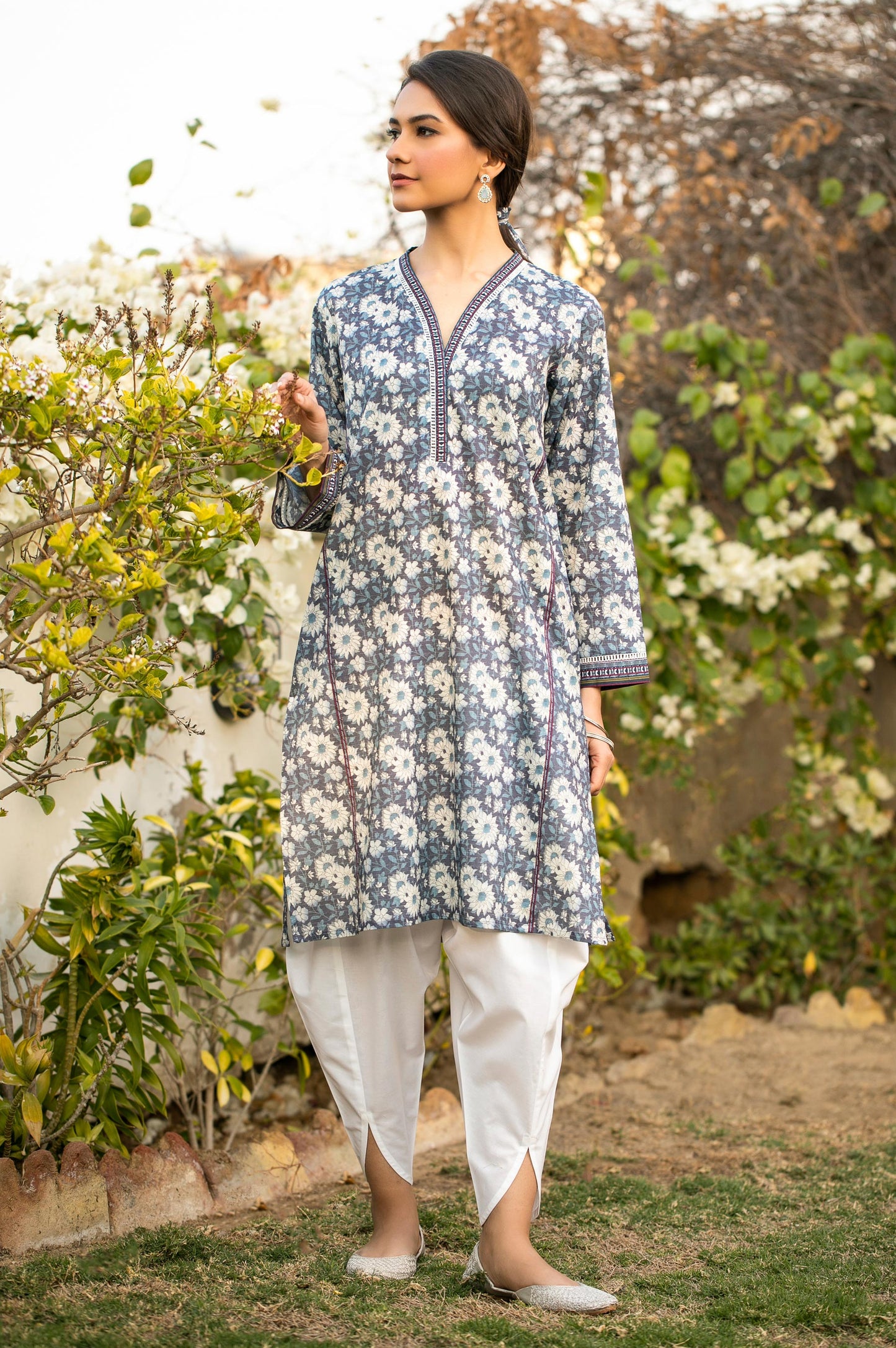Stitched 1 Piece Digital Printed Lawn Shirt