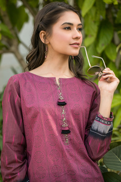 Stitched 1 Piece Digital Printed Lawn Shirt