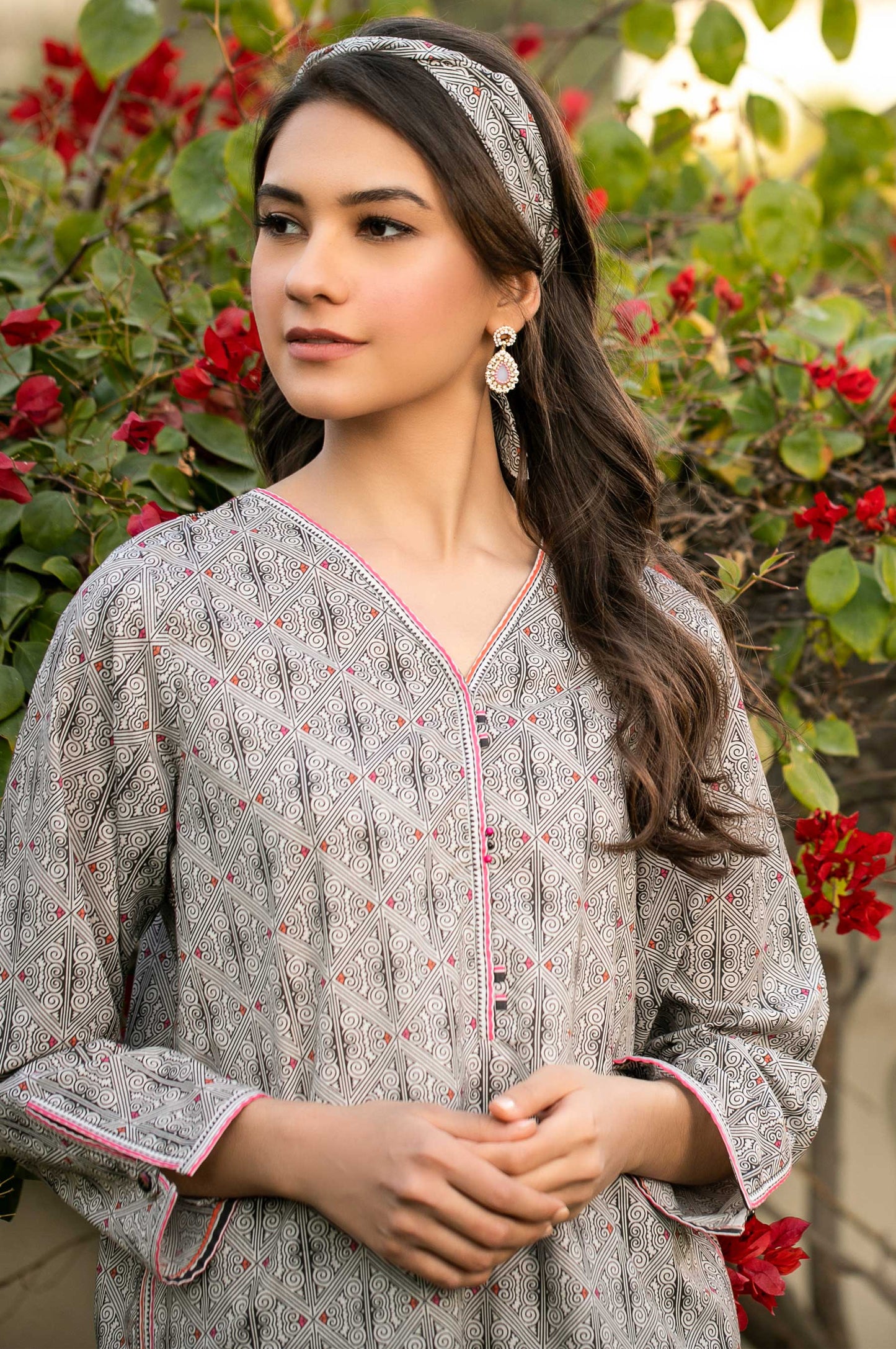 Stitched 1 Piece Digital Printed Lawn Shirt