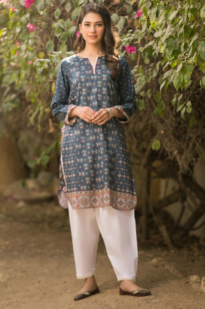 Stitched 1 Piece Digital Printed Lawn Shirt