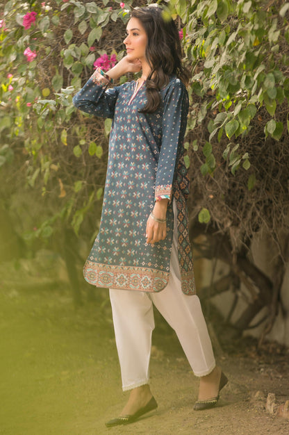 Stitched 1 Piece Digital Printed Lawn Shirt