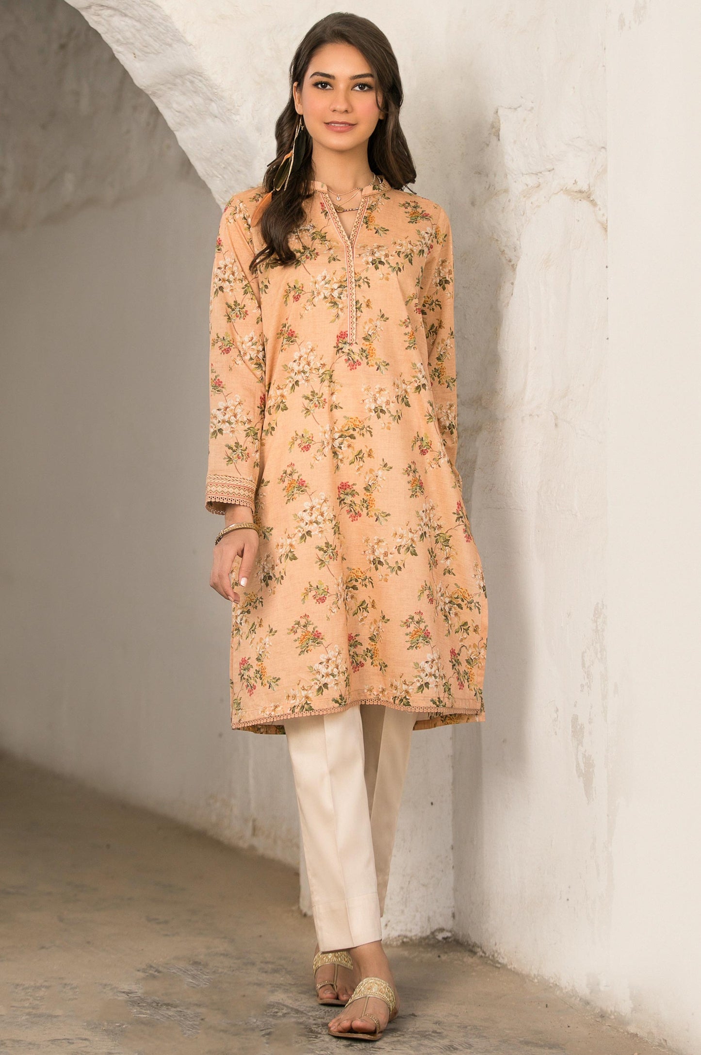 Stitched 1 Piece Digital Printed Lawn Shirt