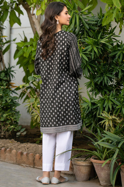 Stitched 1 Piece Digital Printed Self Jacquard Shirt