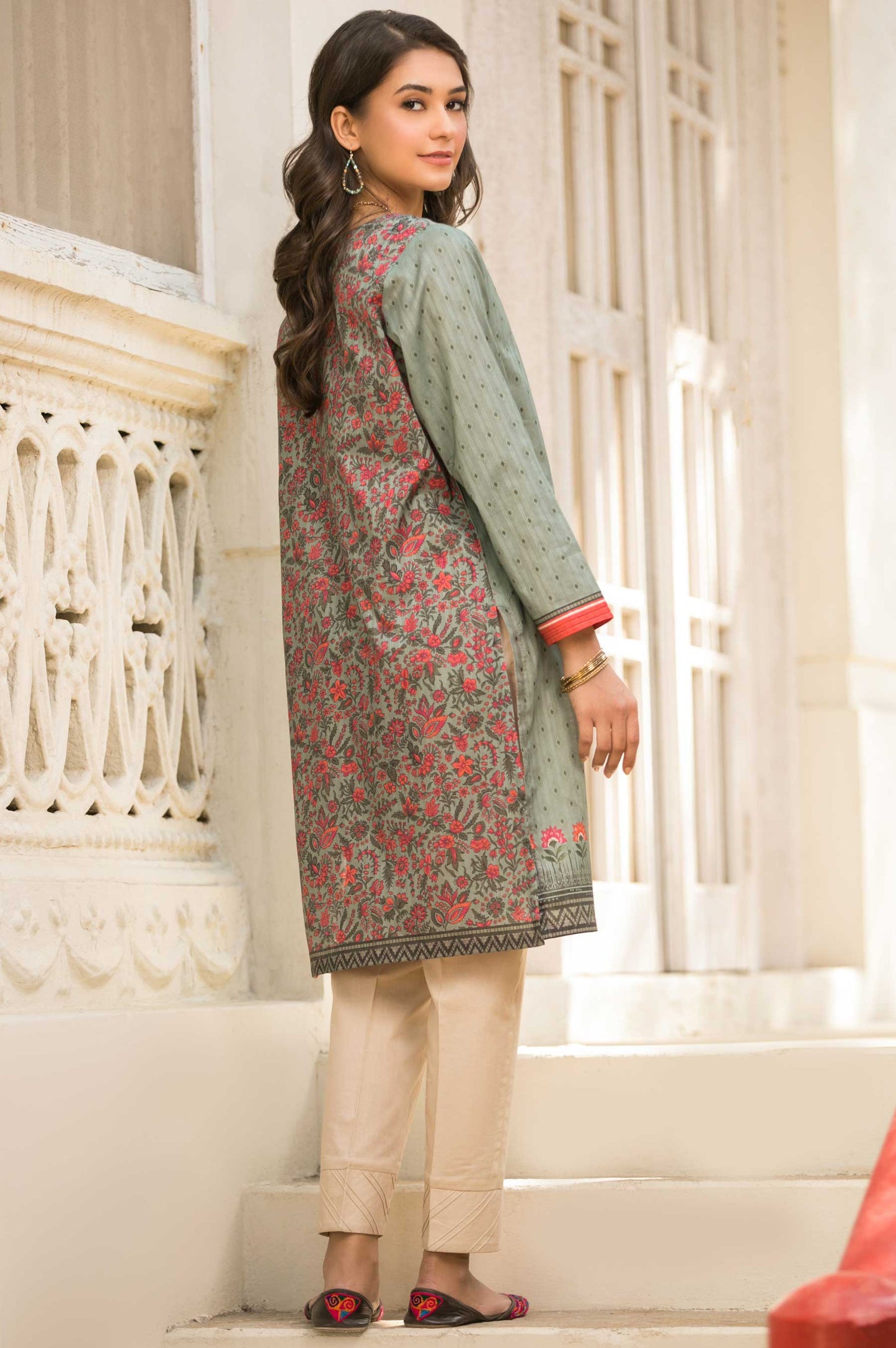 Stitched 1 Piece Digital Printed Doria Lawn Shirt