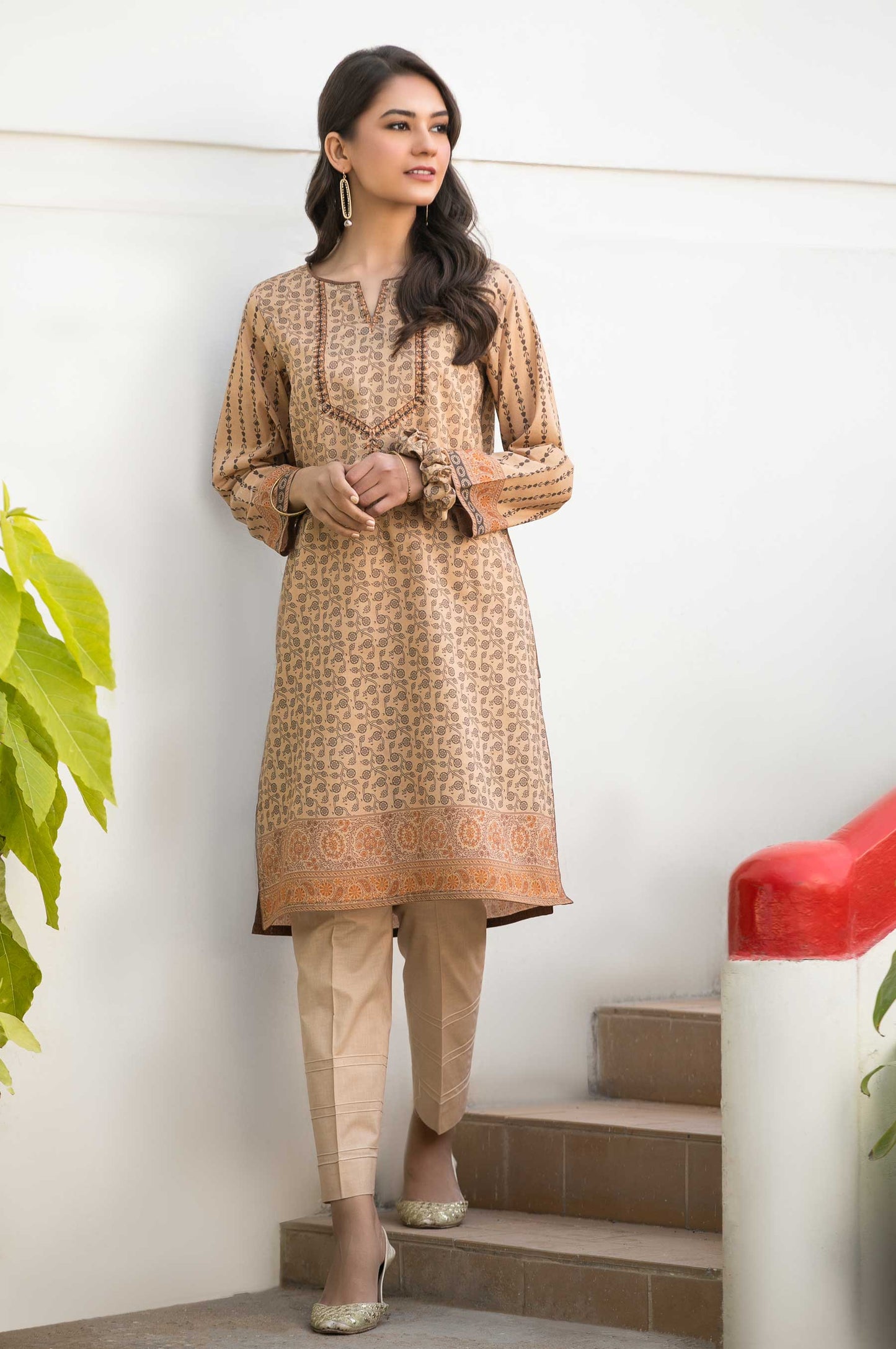 Stitched 1 Piece Digital Printed Doria Lawn Shirt