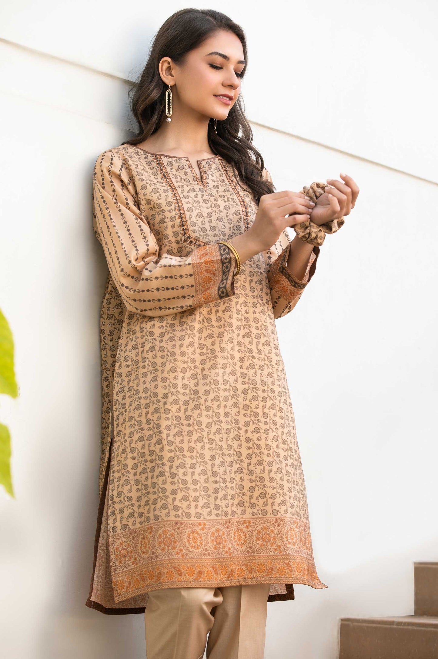 Stitched 1 Piece Digital Printed Doria Lawn Shirt