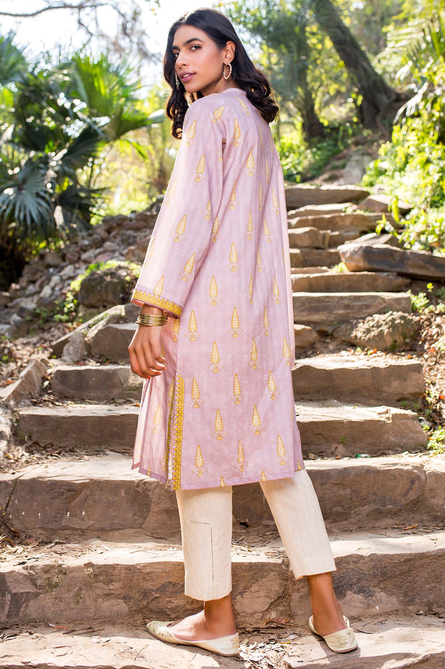 Stitched 1 Piece Digital Printed Doria Lawn Shirt