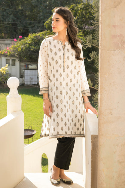 Stitched 1 Piece Yarn Dyed Jacquard Shirt