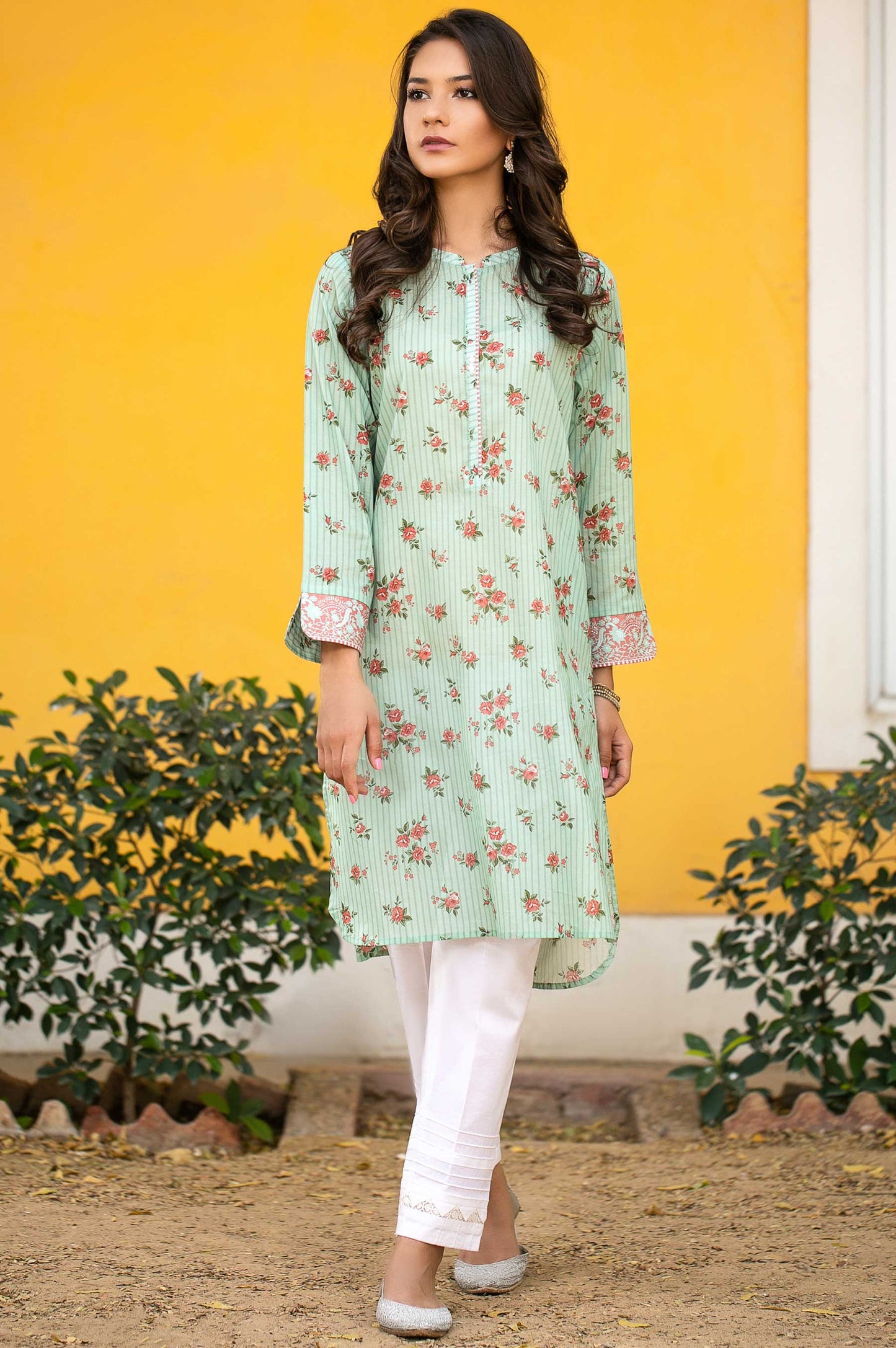 Stitched 1 Piece Digital Printed Lawn Shirt