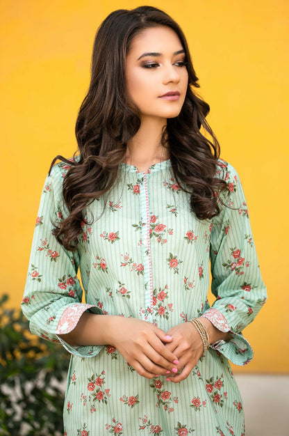 Stitched 1 Piece Digital Printed Lawn Shirt