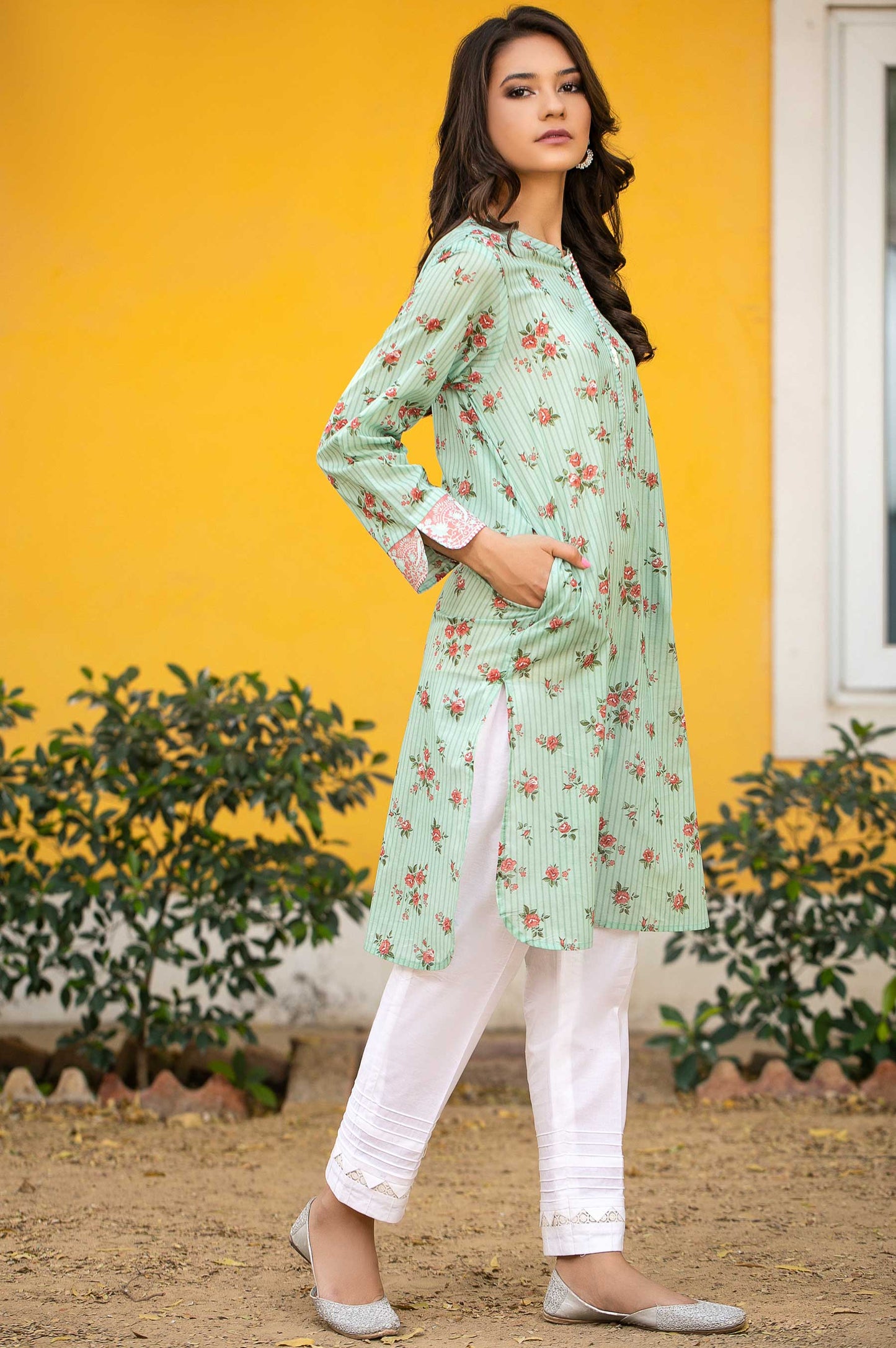 Stitched 1 Piece Digital Printed Lawn Shirt