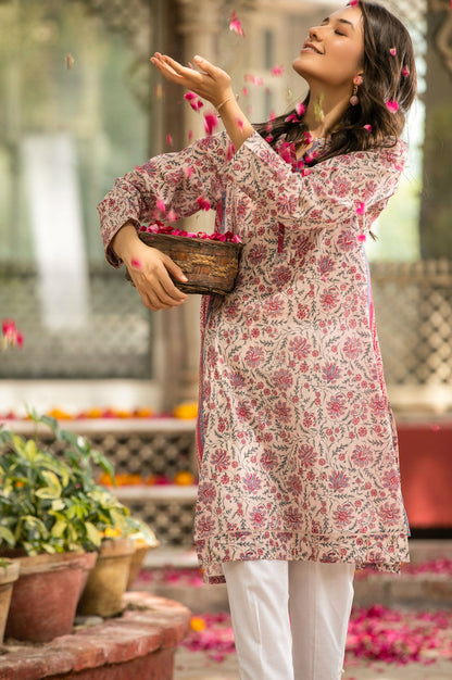 Stitched 1 Piece Digital Printed Lawn Shirt