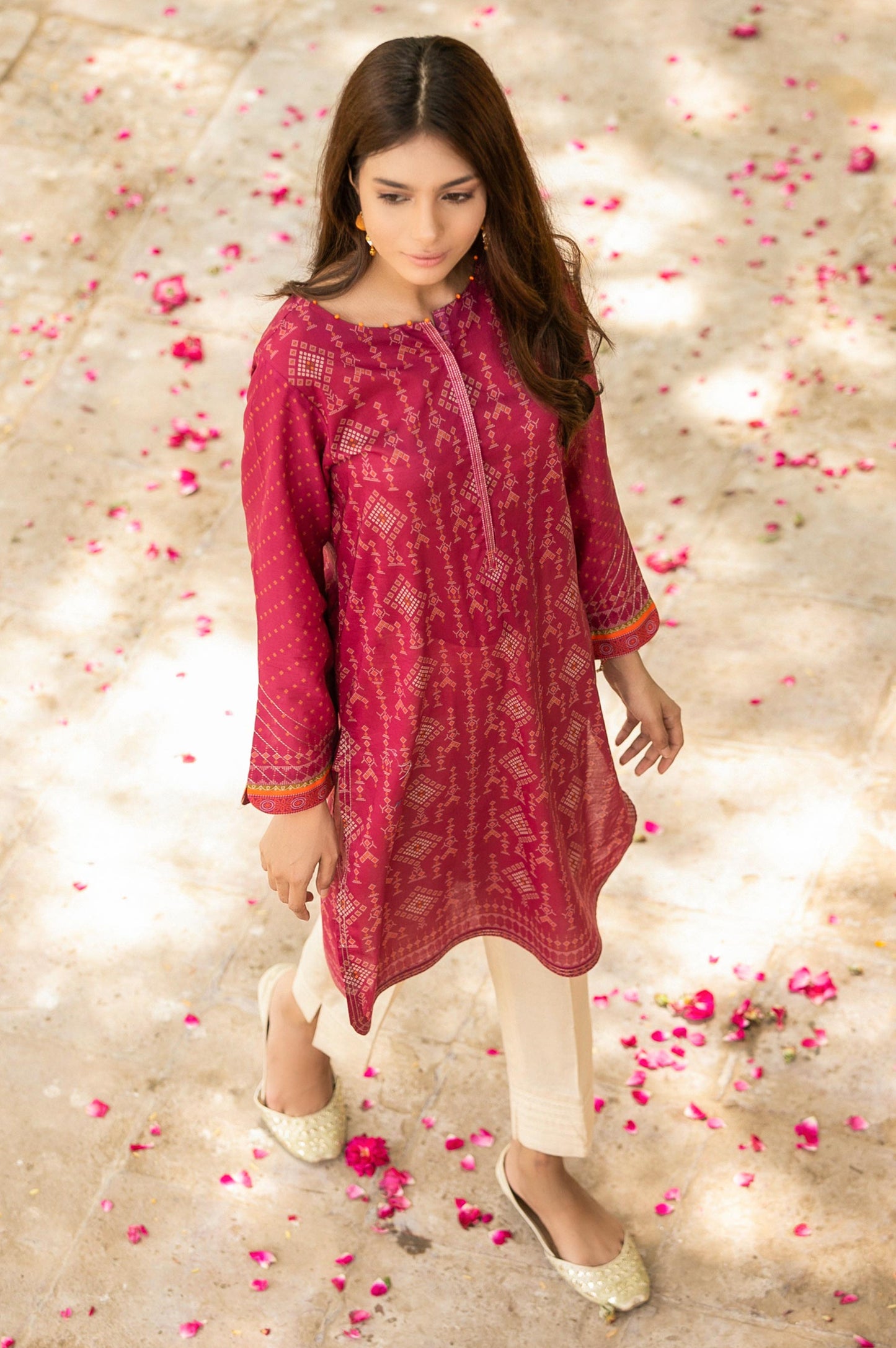 Stitched 1 Piece Digital Printed Lawn Shirt