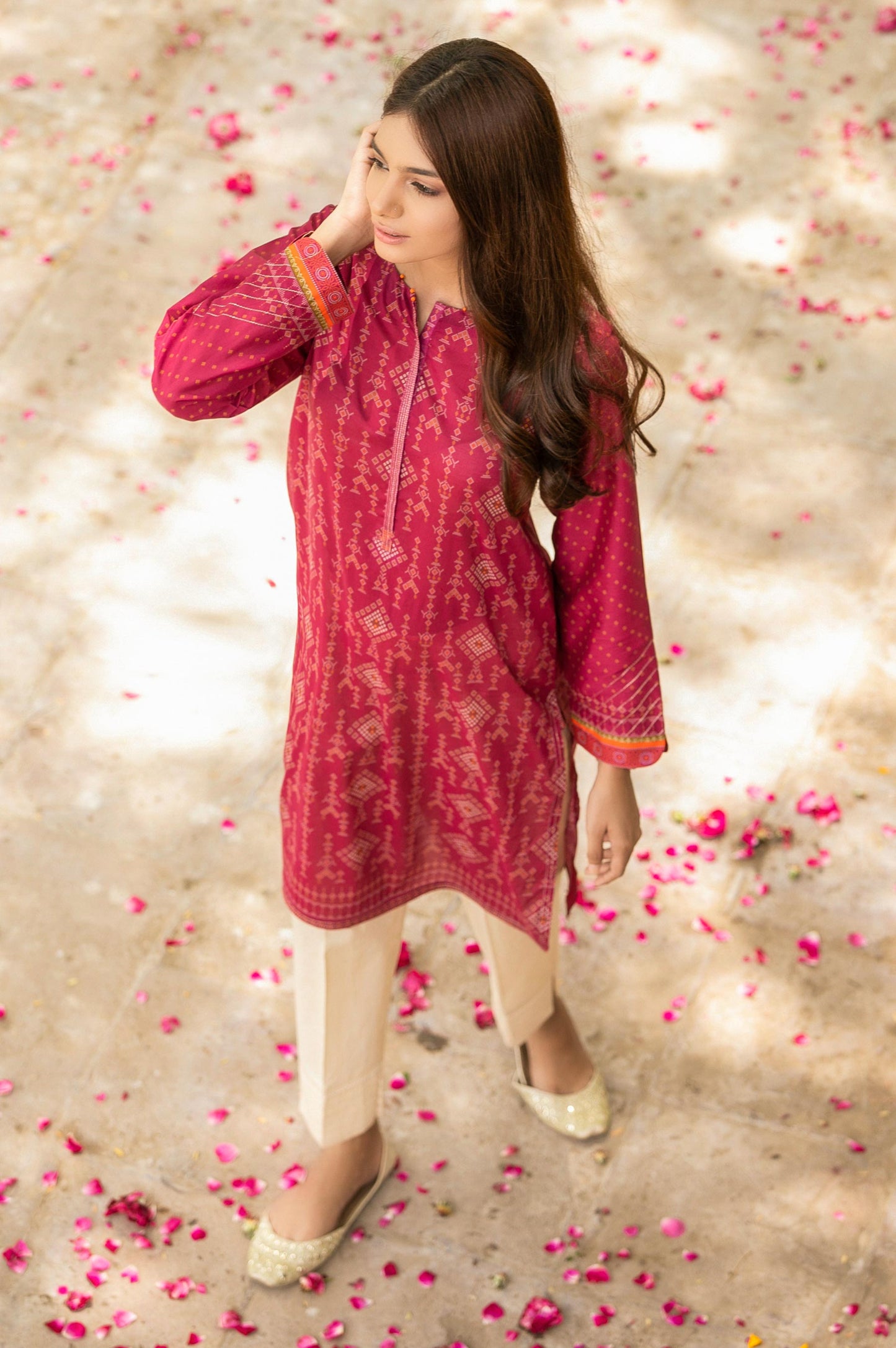 Stitched 1 Piece Digital Printed Lawn Shirt