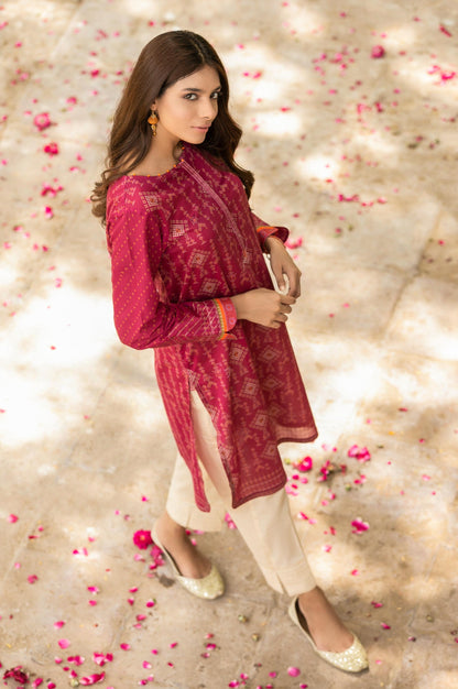 Stitched 1 Piece Digital Printed Lawn Shirt