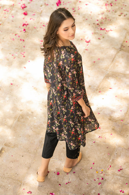 Stitched 1 Piece Digital Printed Lawn Shirt