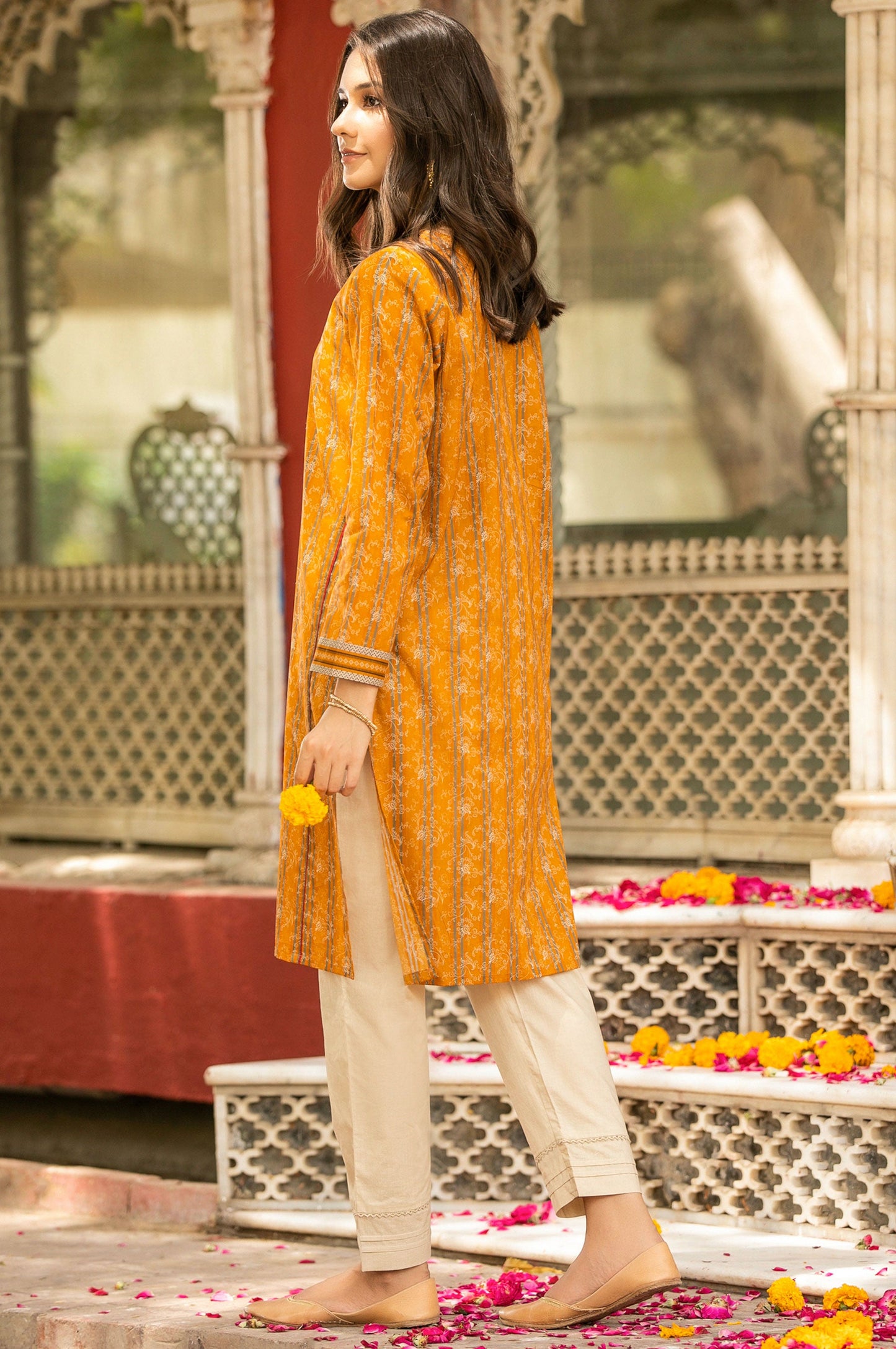 Stitched 1 Piece Digital Printed Lawn Shirt