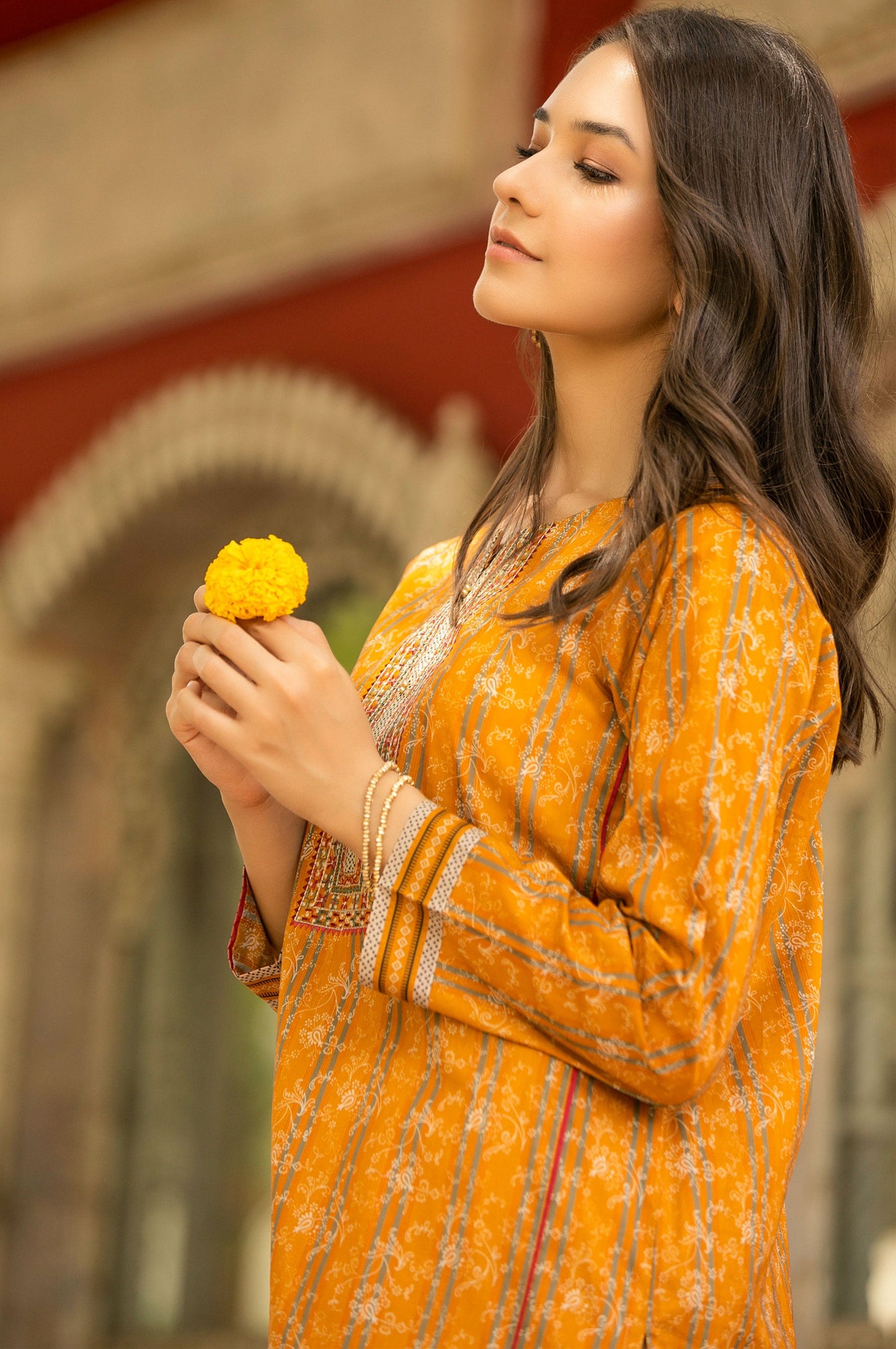 Stitched 1 Piece Digital Printed Lawn Shirt