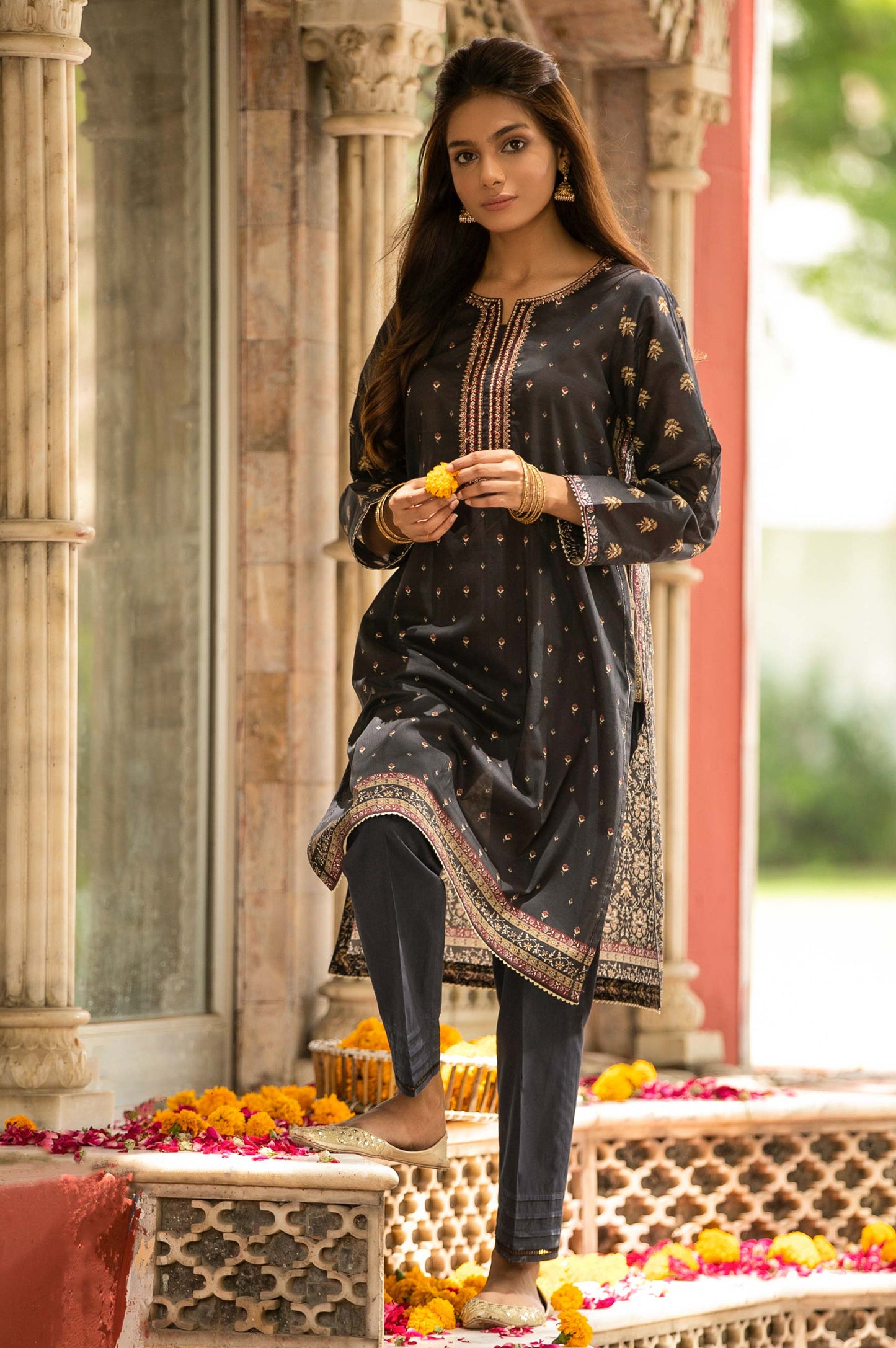 Stitched 1 Piece Digital Printed Lawn Shirt