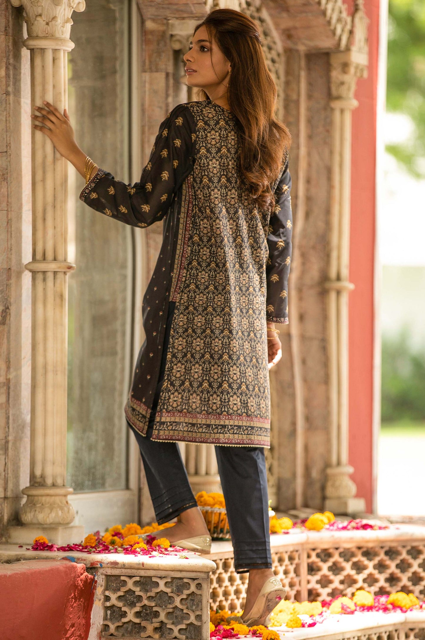 Stitched 1 Piece Digital Printed Lawn Shirt